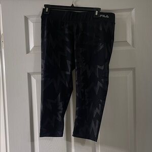 Fila Men's Dark Patterned Joggers